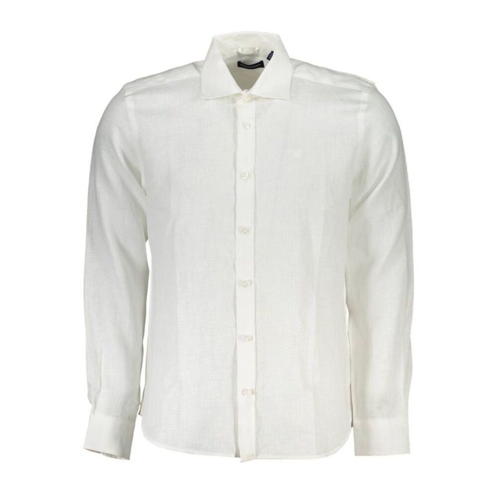 North Sails White Linen Men's Shirt